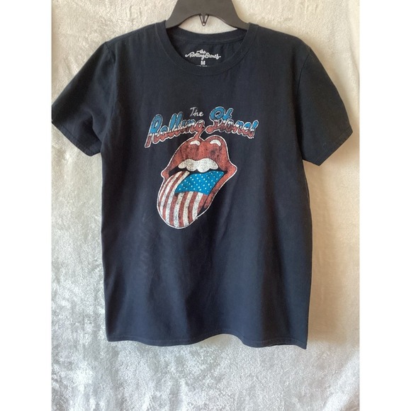 The Rolling Stones Band Tee/ Retro Rock T-shirt/ Vintage Inspired Graphic/ Med - Picture 1 of 4